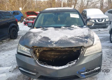 2014 Acura Mdx Technology Package z USA, uszkodzony, nr VIN 5FRYD3H41EB011242